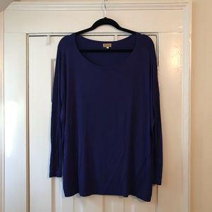 Dark Blue Medium Piko Top
